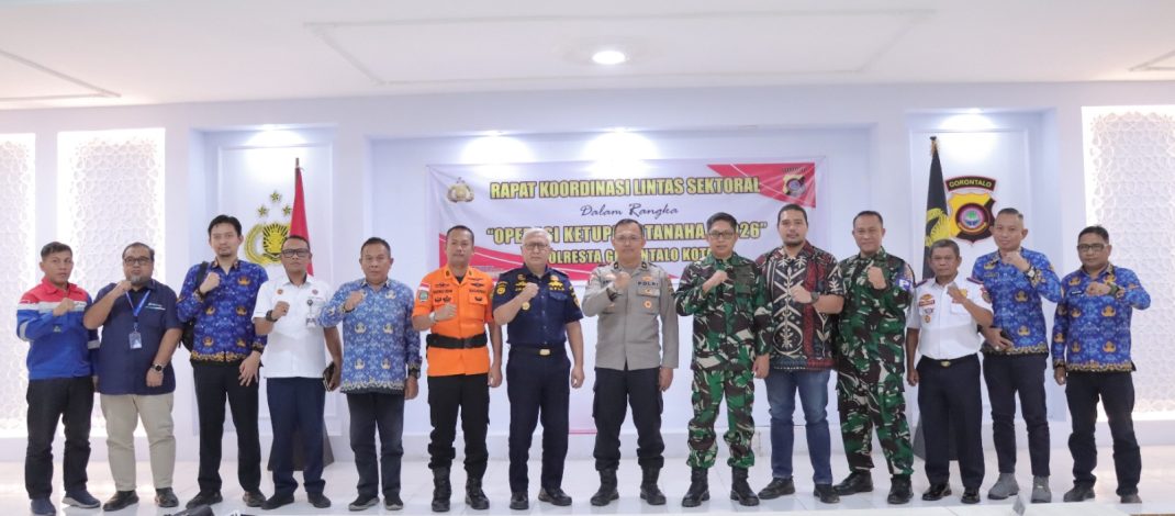 Polresta Gorontalo Kota Gelar Rakor Lintas Sektoral, Mantapkan Sinergi Pengamanan Operasi Ketupat Otanaha 2026