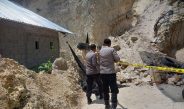 Penanganan Peristiwa Tanah Longsor di Lokasi Penambangan Batu Kapur Kelurahan Buliide