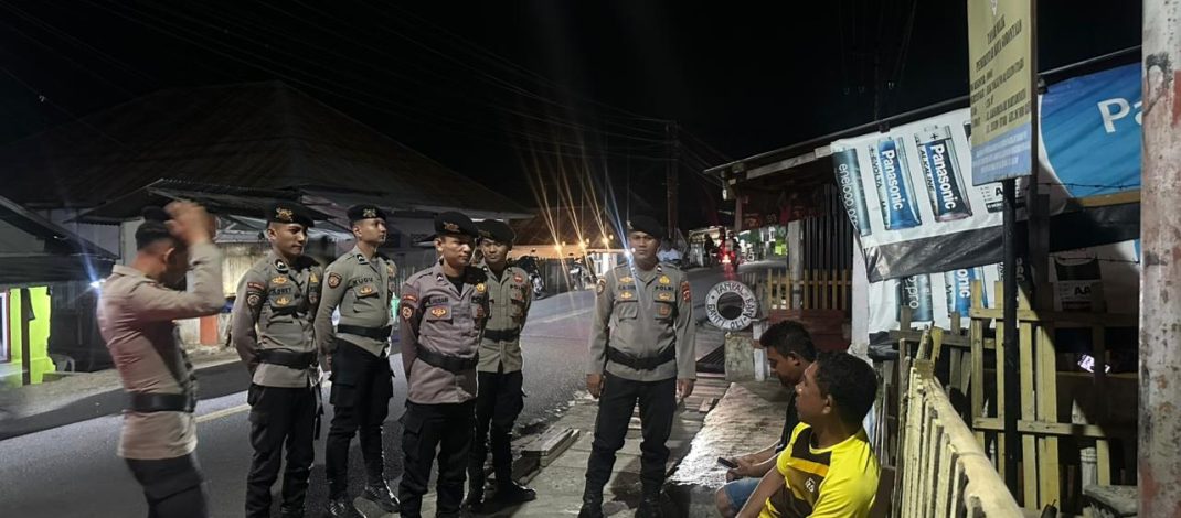 Jaga Kamtibmas Malam Hari, Sat Samapta Polresta Gorontalo Kota Intensifkan Patroli Perintis Presisi di Empat Wilayah Strategis
