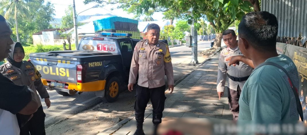 Polresta Gorontalo Kota Respon Cepat Laporan 110, Evakuasi Wanita Berlumuran D4rah di Kota Timur