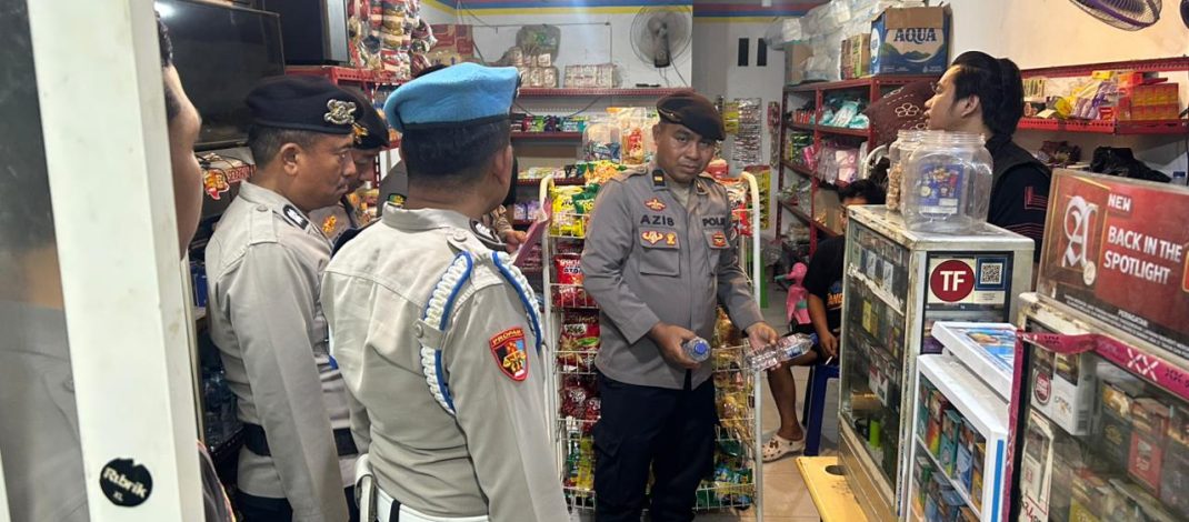 GELAR OPERASI PEKAT OTANAHA I, POLRESTA GORONTALO KOTA AMANKAN 54 BOTOL MIRAS ILEGAL