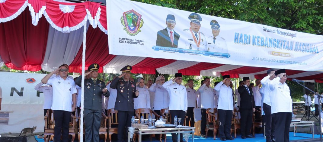Perkuat Sinergitas dan Semangat Nasionalisme, Kapolresta Gorontalo Kota Hadiri Upacara Harkitnas Ke-118