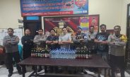 Sikat Peredaran Miras, Polsek Kota Utara Amankan Ratusan Botol Miras dalam Ops Pekat 2026