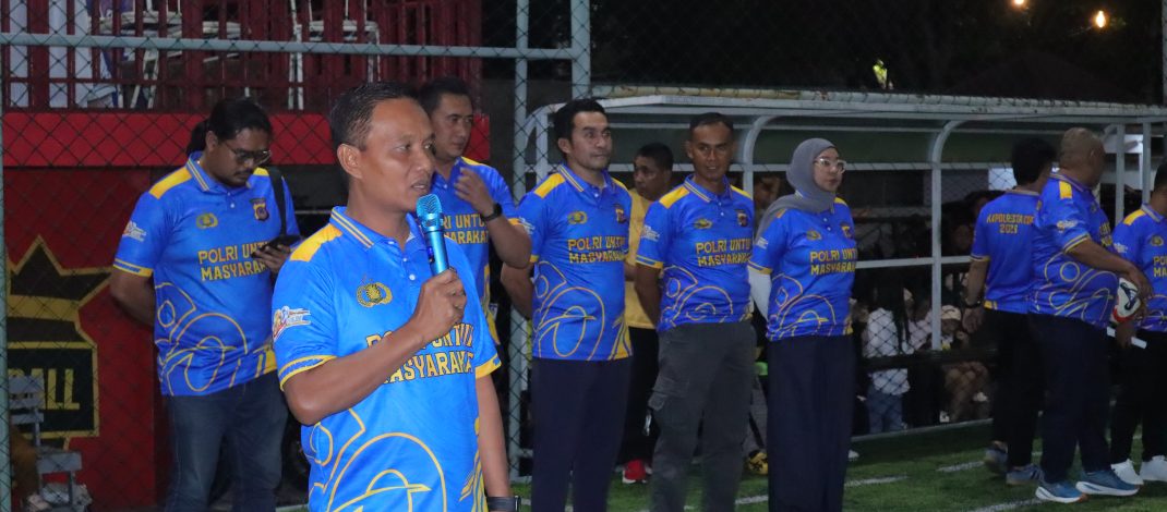 Meriahkan HUT Bhayangkara ke-80, Kapolresta Gorontalo Kota Resmi Buka Turnamen Mini Soccer Kapolresta Cup V 2026
