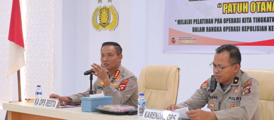 Polresta Gorontalo Kota Gelar Lat Pra Ops Patuh Otanaha 2026: Kapolresta Tekankan Penindakan Humanis, Terukur, dan Restoratif