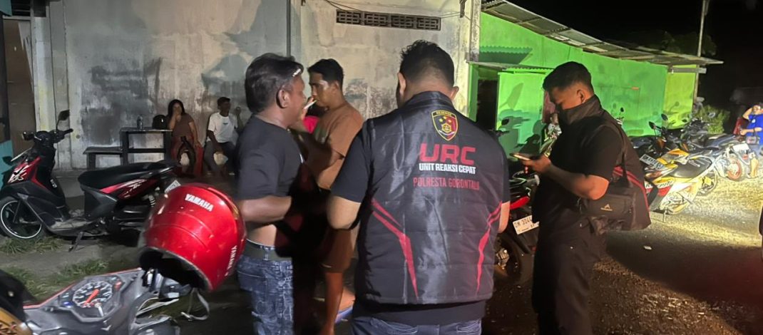 Cegah Gangguan Kamtibmas, Tim Gabungan URC Gelar Patroli Malam di Titik Rawan Kota Gorontalo