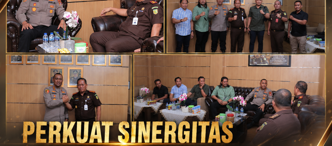 Perkuat Sinergitas Penegakan Hukum, Kapolresta Gorontalo Kota Silaturahmi dengan Kajari Kota Gorontalo