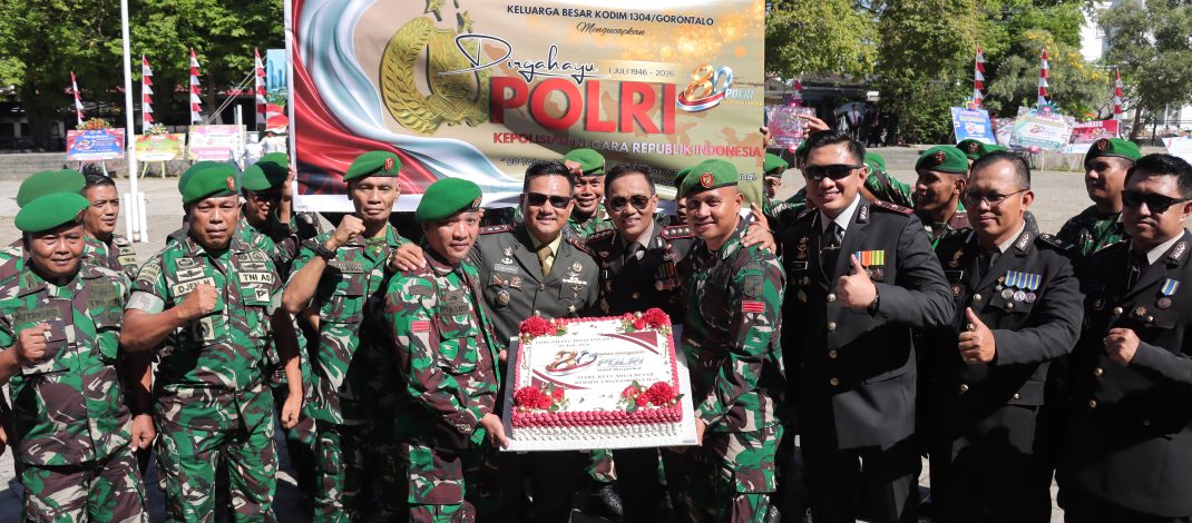 “Serbuan” Kejutan Kodim 1304 Warnai Resepsi HUT Bhayangkara ke-80: Bukti Nyata Kokohnya Sinergitas TNI-Polri di Gorontalo Kota