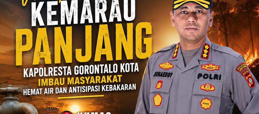 Waspada Kemarau Panjang, Kapolresta Gorontalo Kota Imbau Masyarakat Hemat Air dan Antisipasi Kebakaran
