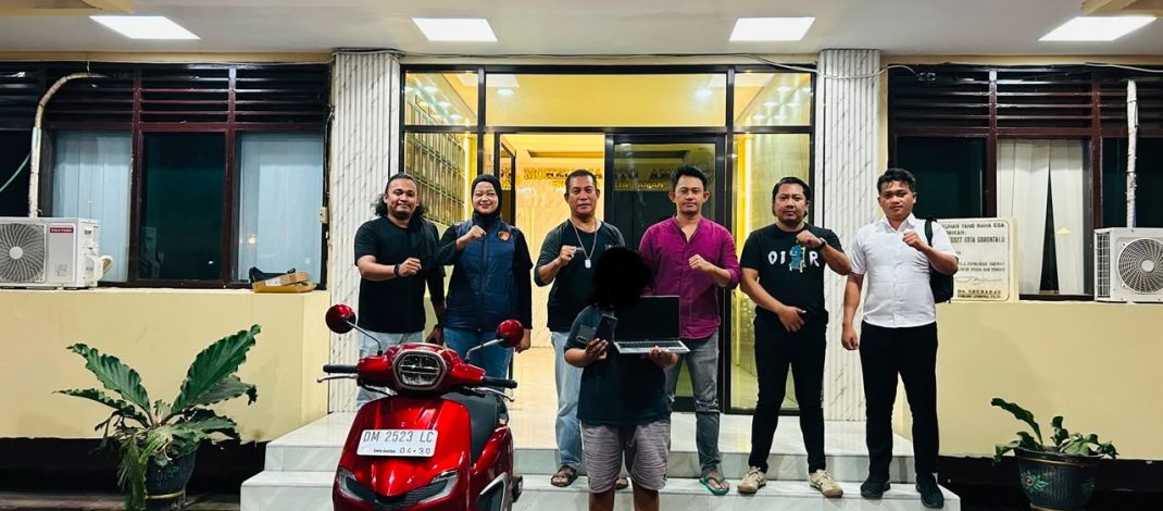 POLRESTA GORONTALO KOTA BERHASIL AMANKAN PELAKU PENCURIAN DI WILAYAH LIMBA U1