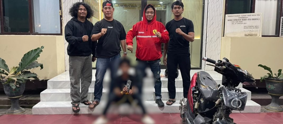 Tak Dapat Hilang dari Incaran Polisi, Team URC Sat Reskrim Polresta Gorontalo Kota Berhasil Ringkus Pelaku Curanmor