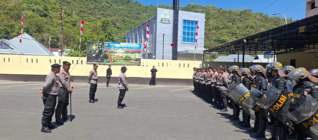 Tingkatkan Kesiapsiagaan Hadapi Unjuk Rasa, Polresta Gorontalo Kota Gelar Lomba Kemampuan Fungsi Dalmas
