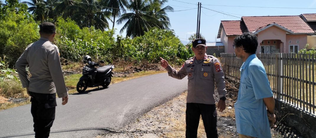 Cegah Karhutla dan Gangguan Kamtibmas, Patroli Rutin Polsek Dungingi Bubarkan Aksi Sabung Ayam
