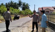 Cegah Karhutla dan Gangguan Kamtibmas, Patroli Rutin Polsek Dungingi Bubarkan Aksi Sabung Ayam