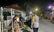 Cegah Gangguan Kamtibmas, Polsek Kota Selatan dan Hulonthalangi Gelar Patroli KRYD Tengah Malam