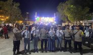 Polsek Kota Selatan Kawal Pengamanan Malam Puncak Awards SMANTIG di SMA Negeri 3 Gorontalo Hingga Kondusif