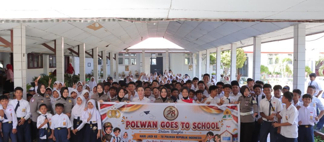 Peringati HUT ke-78, Polwan Polresta Gorontalo Kota Gelar “Goes to School” Edukasi Pencegahan Kekerasan Seksual Sejak Dini di SDN 56 Kota Timur