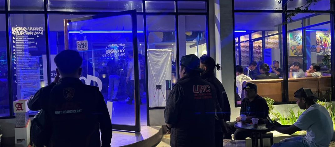 Antisipasi 3C dan Gangguan Kamtibmas, Tim URC Polresta Gorontalo Kota Sisir Titik Kumpul Masyarakat di Malam Minggu