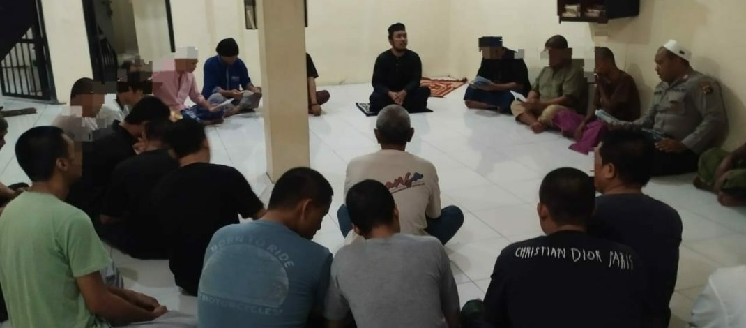 Bina Mental dan Spiritual di Balik Jeruji, Tahanan Polresta Gorontalo Kota Gelar Yasinan dan Belajar Mengaji