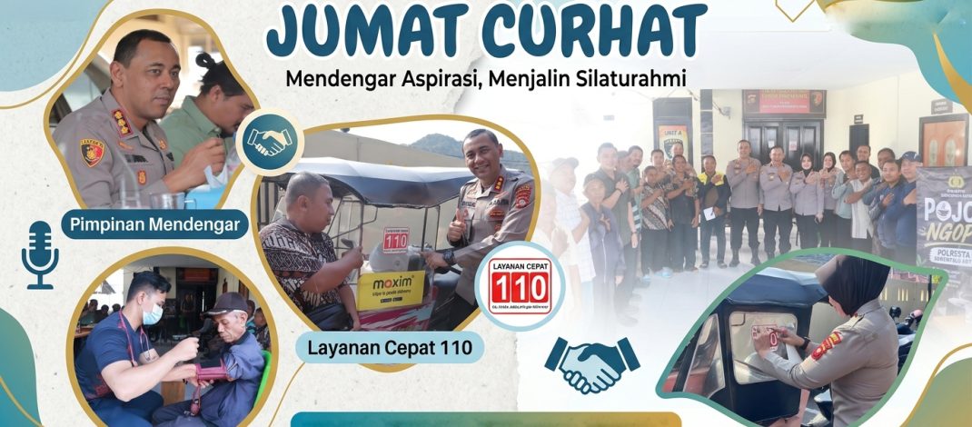 Pererat Sinergitas dan Dengar Aspirasi, Polresta Gorontalo Kota Gelar “Jumat Curhat” Bersama Pengemudi Bentor