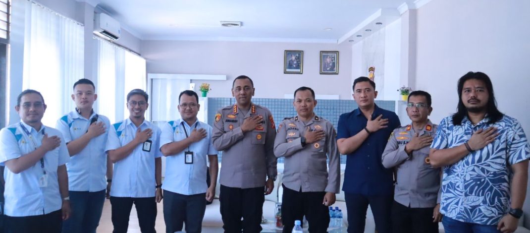 Perkuat Sinergitas Keamanan Infrastruktur Ketenagalistrikan, Kapolresta Gorontalo Kota Terima Kunjungan PT PLN UIP3B Sulawesi