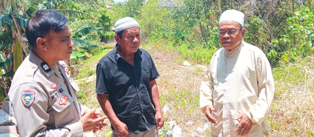 Antisipasi Dampak Kemarau Panjang, Bhabinkamtibmas Huangobotu Gencarkan Giat Sambang Himbau Warga cegah terjadinya Kebakaran.