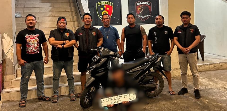 *Team URC Polresta Gorontalo Kota Ringkus Residivis Pelaku Curanmor di Kelurahan Tenda*
