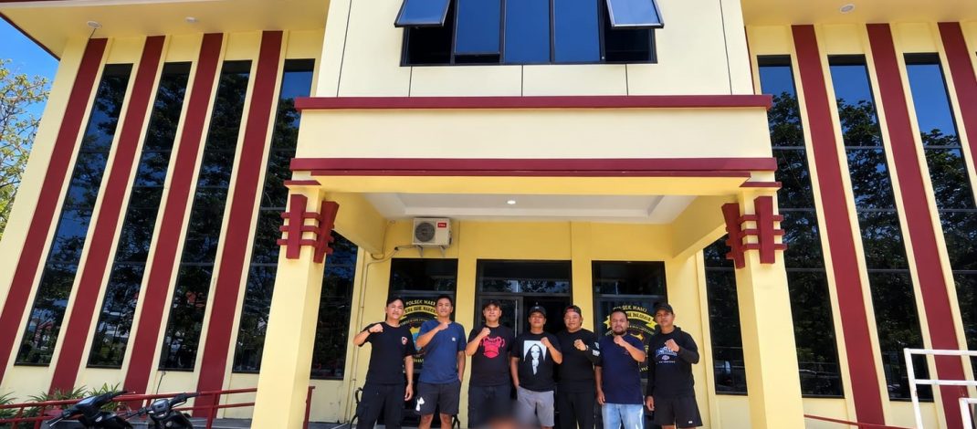TIM GABUNGAN POLSEK KOTA TIMUR DAN POLRESTA GORONTALO KOTA BEKUK TERDUGA PELAKU PENGANIAYAAN LINTAS WILAYAH DI KOTA BITUNG